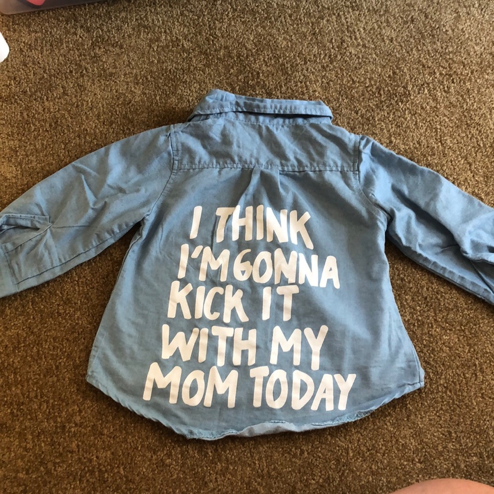 Denim Button Down Sz 2T